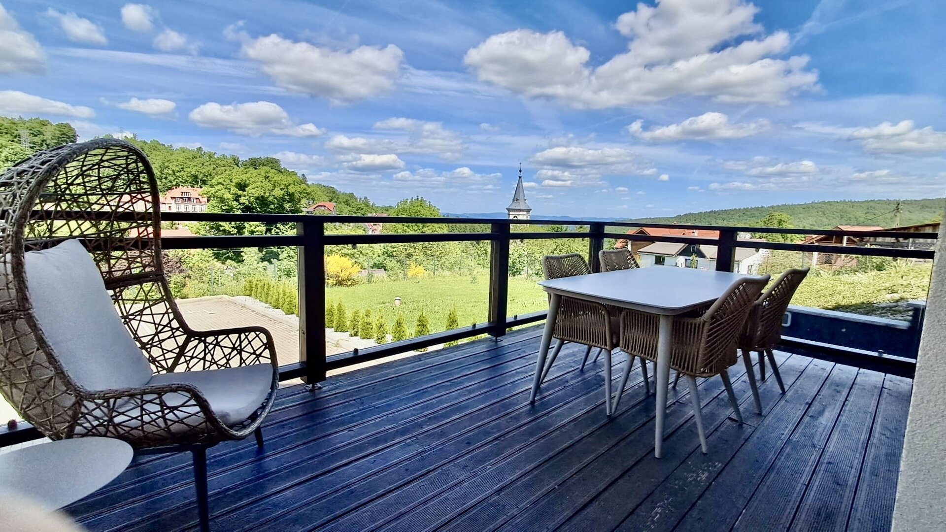 Apartament EVA z Tarasem i Pięknym Widokiem - 5D Apartments